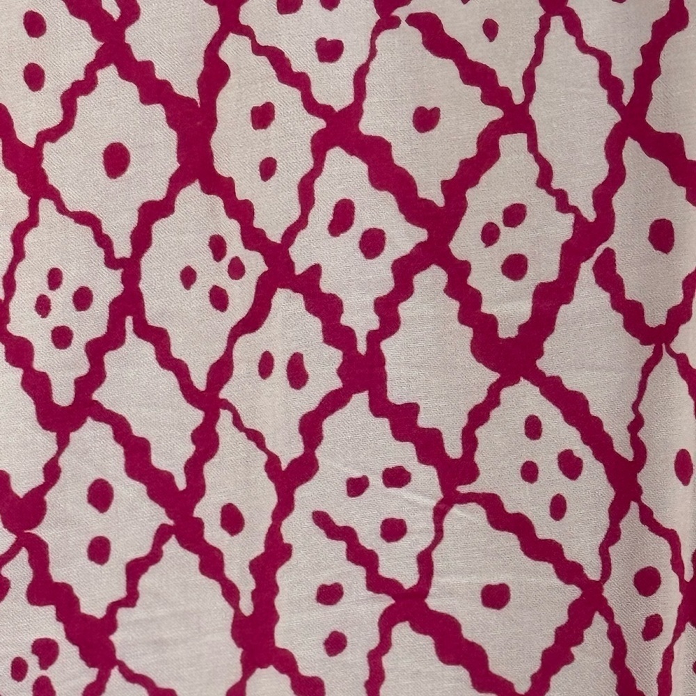 Anna Ocean Pink and White Sleeveless Dress w/ pockets sz s - Picture 2 of 5